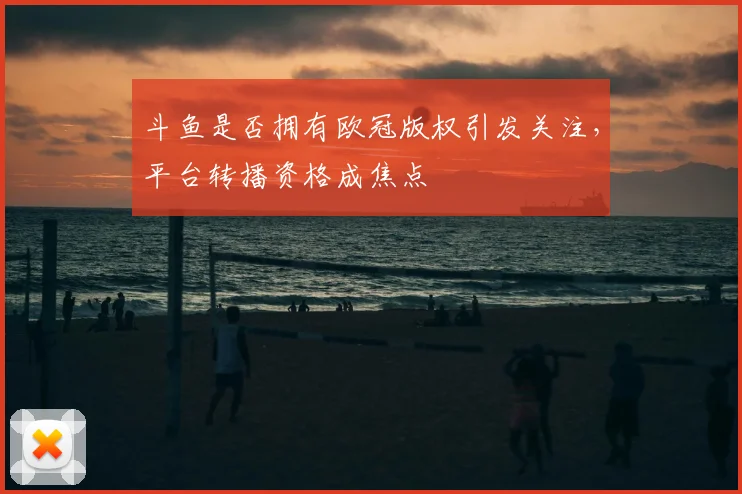斗鱼是否拥有欧冠版权引发关注,平台转播资格成焦点